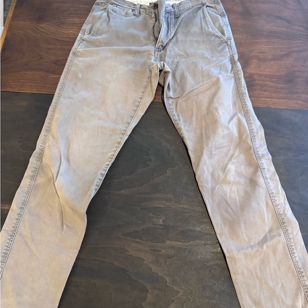 Eddie Bauer Gray and Cream Pants